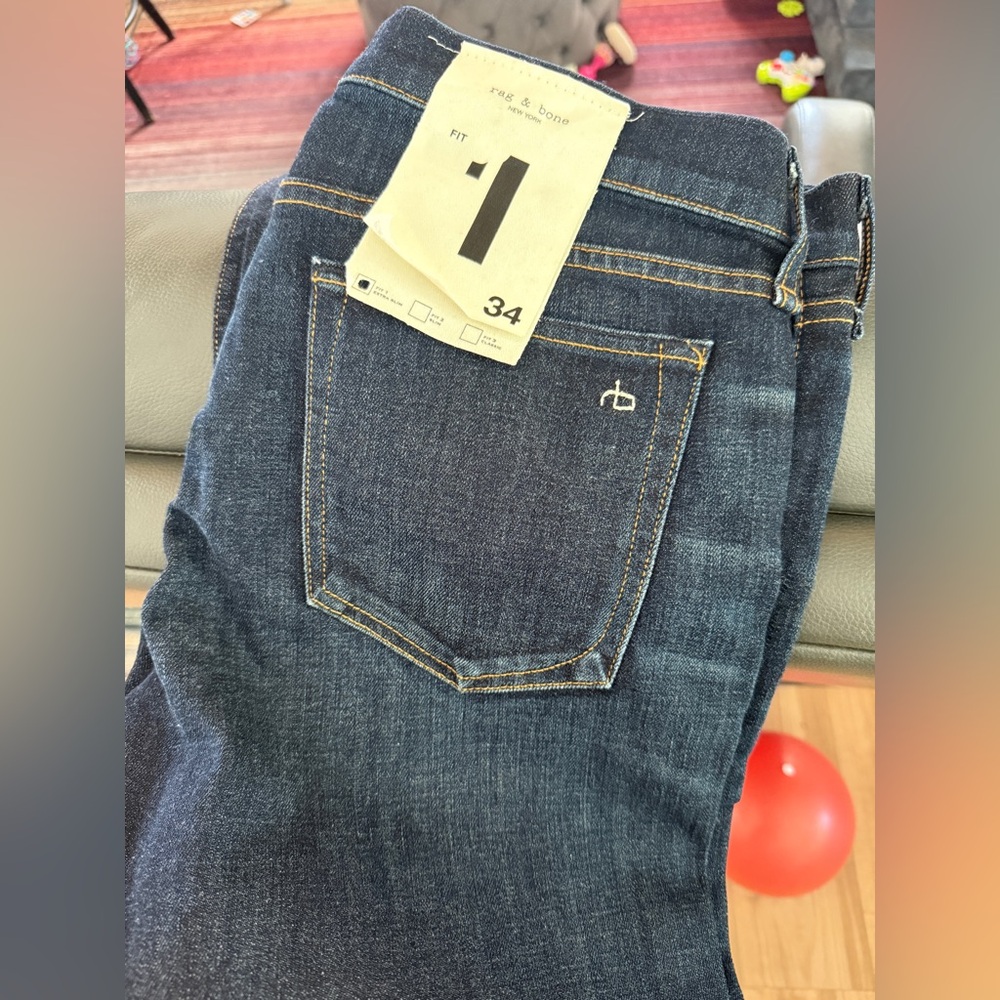 Rag & Bone Men’s Extra Slim Fit size 34 Jeans